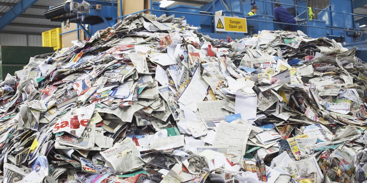 Paper recycling placeholder